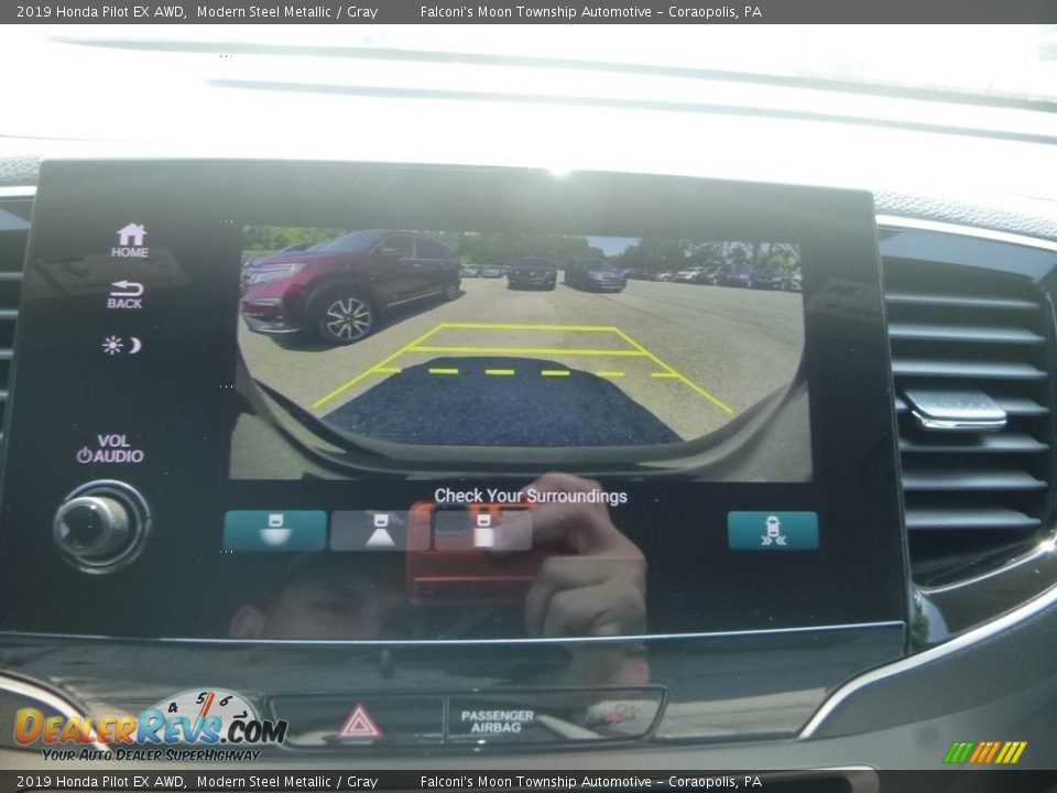 2019 Honda Pilot EX AWD Modern Steel Metallic / Gray Photo #15