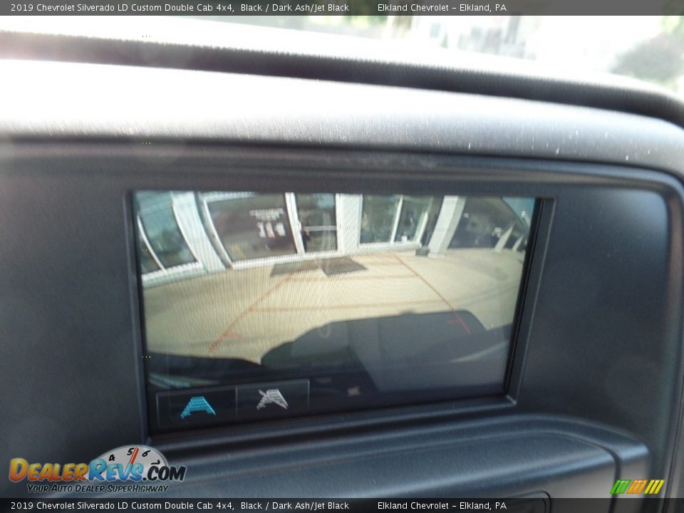 2019 Chevrolet Silverado LD Custom Double Cab 4x4 Black / Dark Ash/Jet Black Photo #28