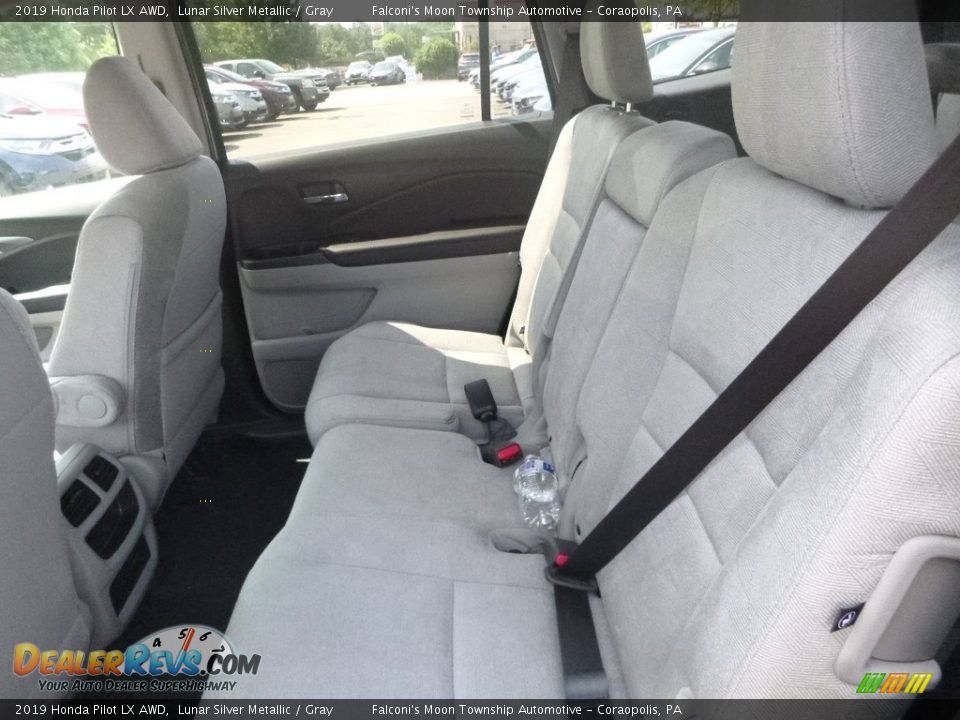 2019 Honda Pilot LX AWD Lunar Silver Metallic / Gray Photo #10