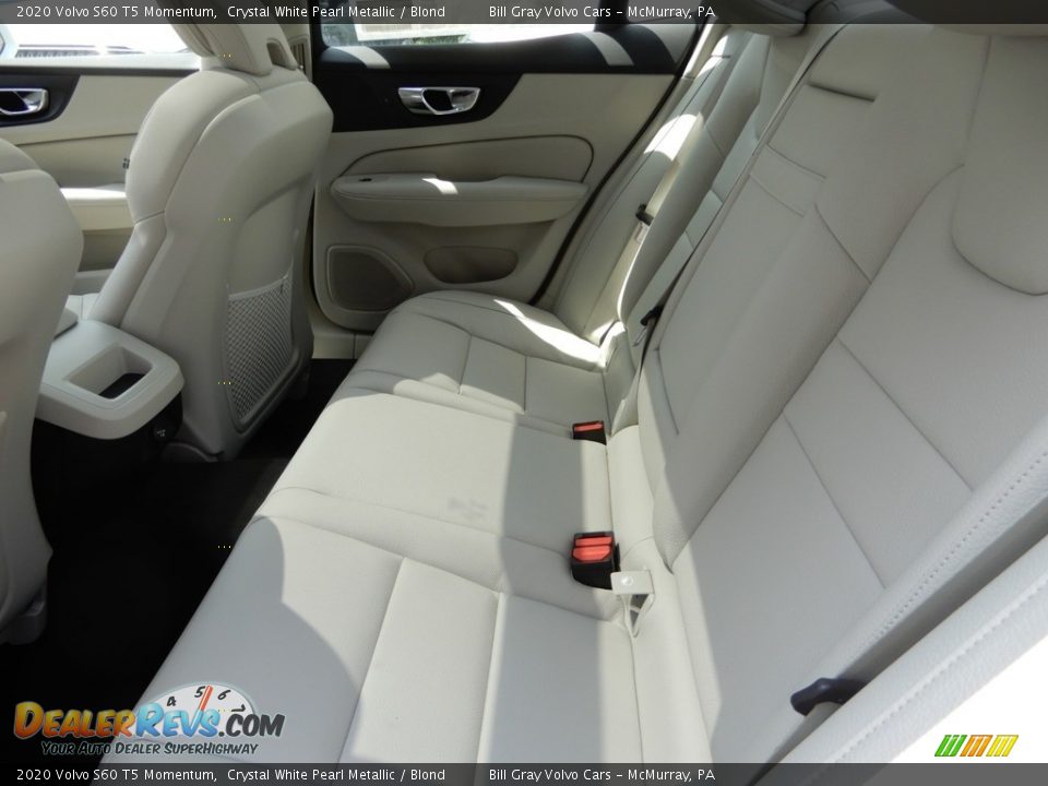 Rear Seat of 2020 Volvo S60 T5 Momentum Photo #7
