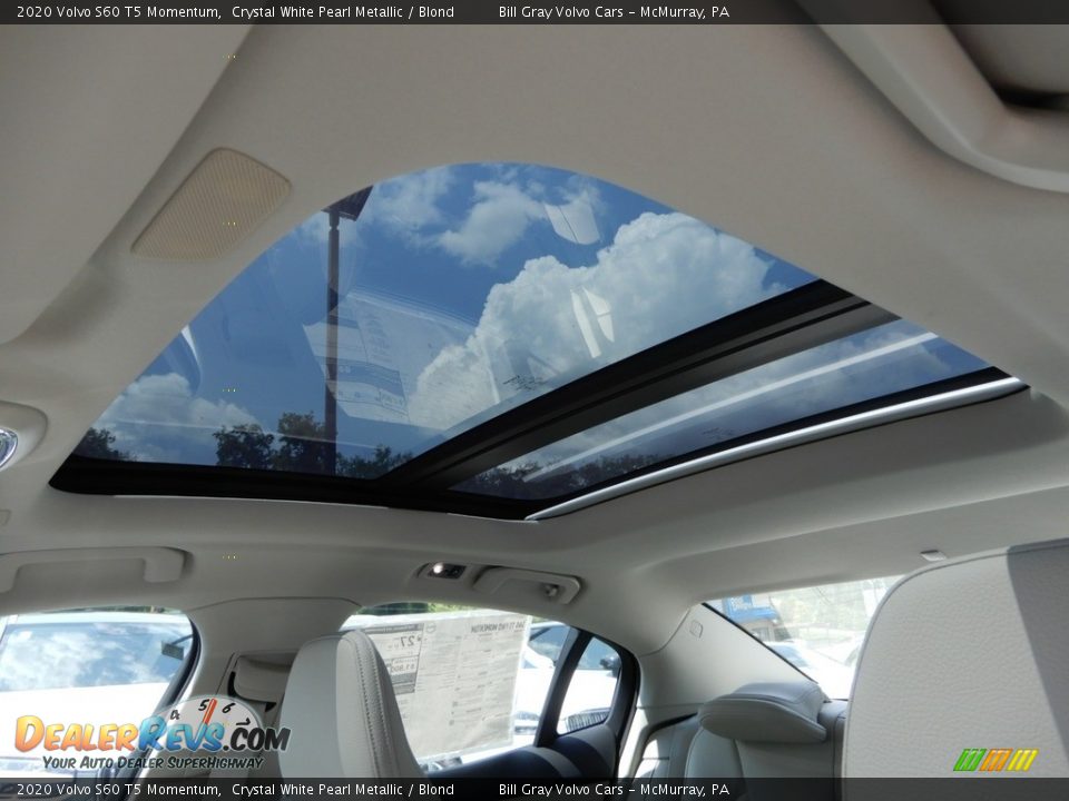 Sunroof of 2020 Volvo S60 T5 Momentum Photo #12