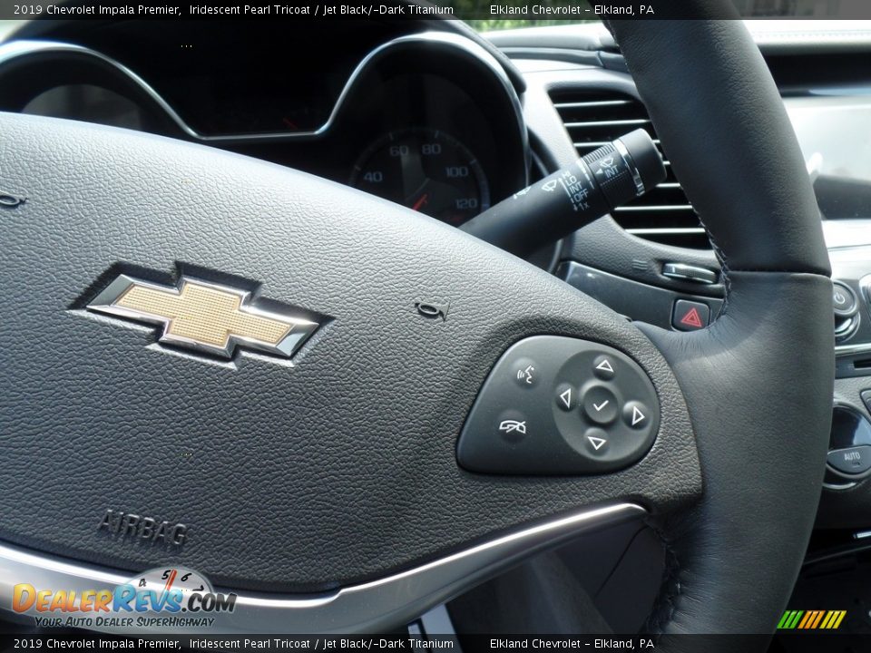 2019 Chevrolet Impala Premier Iridescent Pearl Tricoat / Jet Black/­Dark Titanium Photo #25