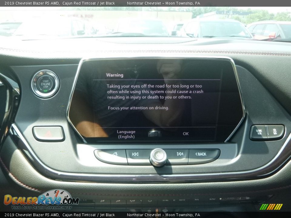 2019 Chevrolet Blazer RS AWD Cajun Red Tintcoat / Jet Black Photo #17