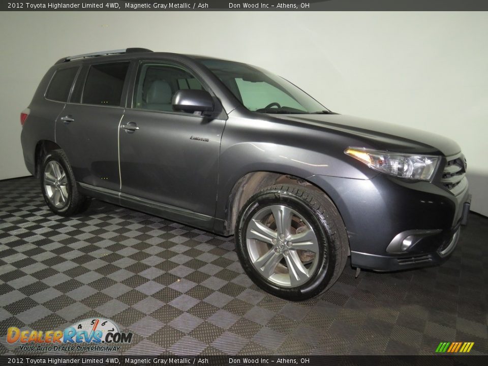 2012 Toyota Highlander Limited 4WD Magnetic Gray Metallic / Ash Photo #3