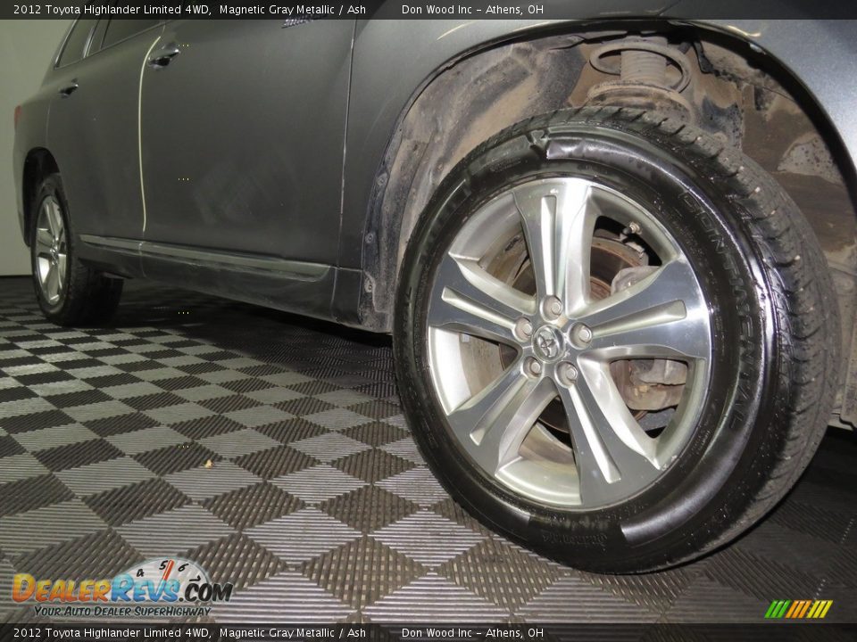 2012 Toyota Highlander Limited 4WD Magnetic Gray Metallic / Ash Photo #4