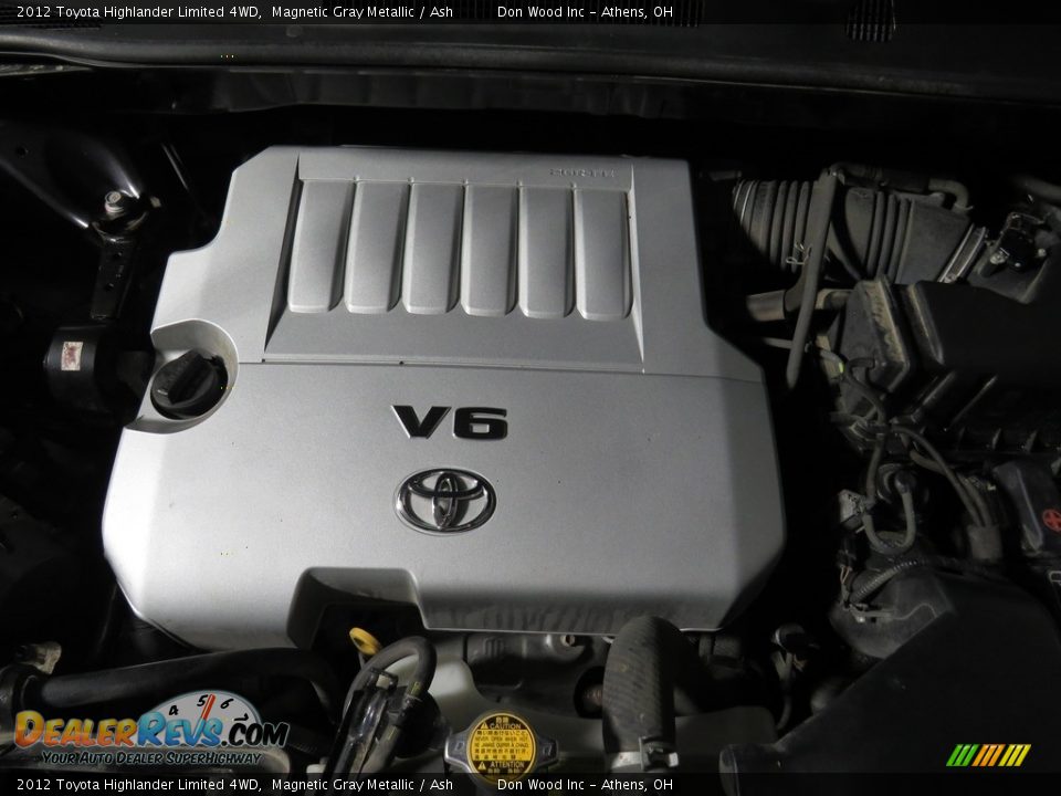 2012 Toyota Highlander Limited 4WD Magnetic Gray Metallic / Ash Photo #7