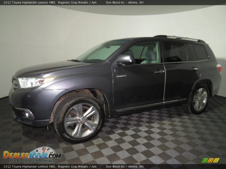 2012 Toyota Highlander Limited 4WD Magnetic Gray Metallic / Ash Photo #8