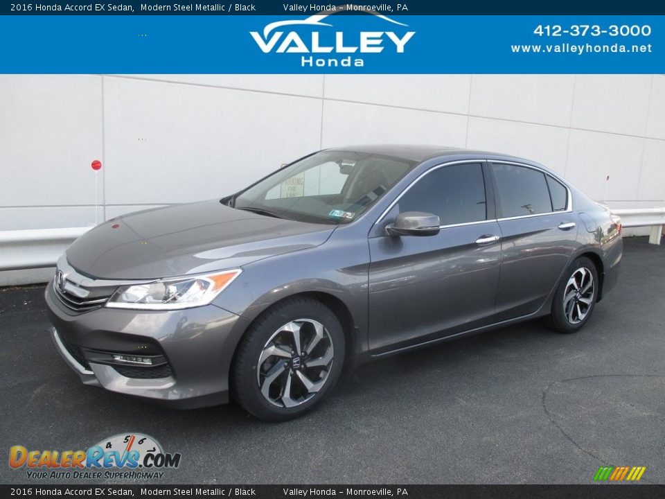 2016 Honda Accord EX Sedan Modern Steel Metallic / Black Photo #1
