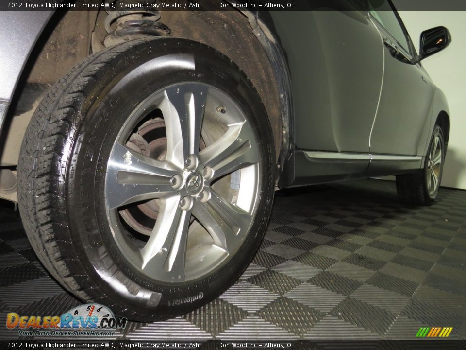 2012 Toyota Highlander Limited 4WD Magnetic Gray Metallic / Ash Photo #17