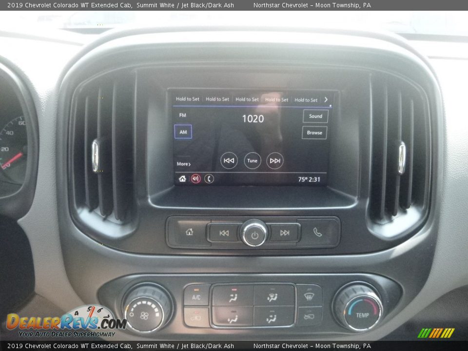 2019 Chevrolet Colorado WT Extended Cab Summit White / Jet Black/Dark Ash Photo #17