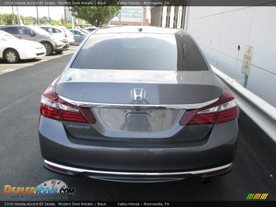 2016 Honda Accord EX Sedan Modern Steel Metallic / Black Photo #4