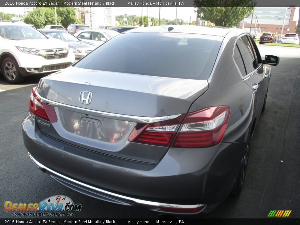 2016 Honda Accord EX Sedan Modern Steel Metallic / Black Photo #5
