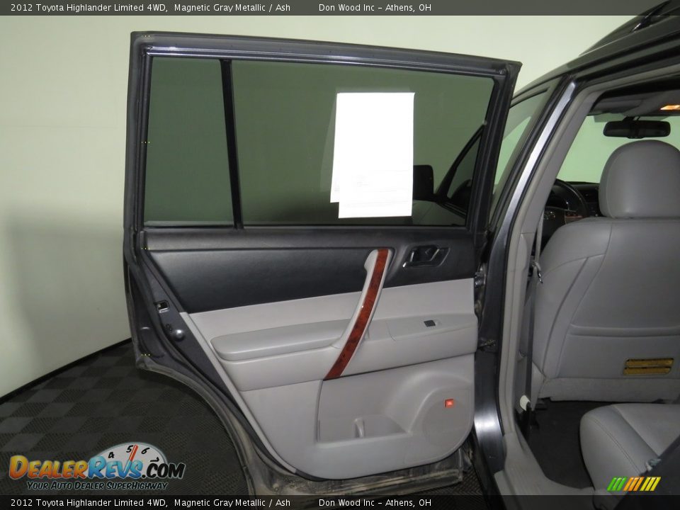 2012 Toyota Highlander Limited 4WD Magnetic Gray Metallic / Ash Photo #22