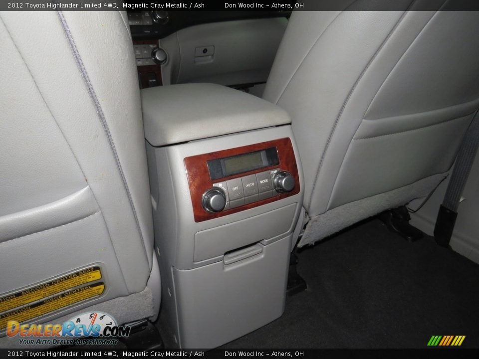 2012 Toyota Highlander Limited 4WD Magnetic Gray Metallic / Ash Photo #24