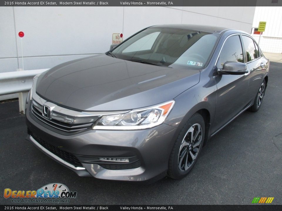 2016 Honda Accord EX Sedan Modern Steel Metallic / Black Photo #9