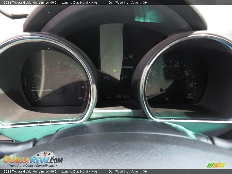 2012 Toyota Highlander Limited 4WD Magnetic Gray Metallic / Ash Photo #30