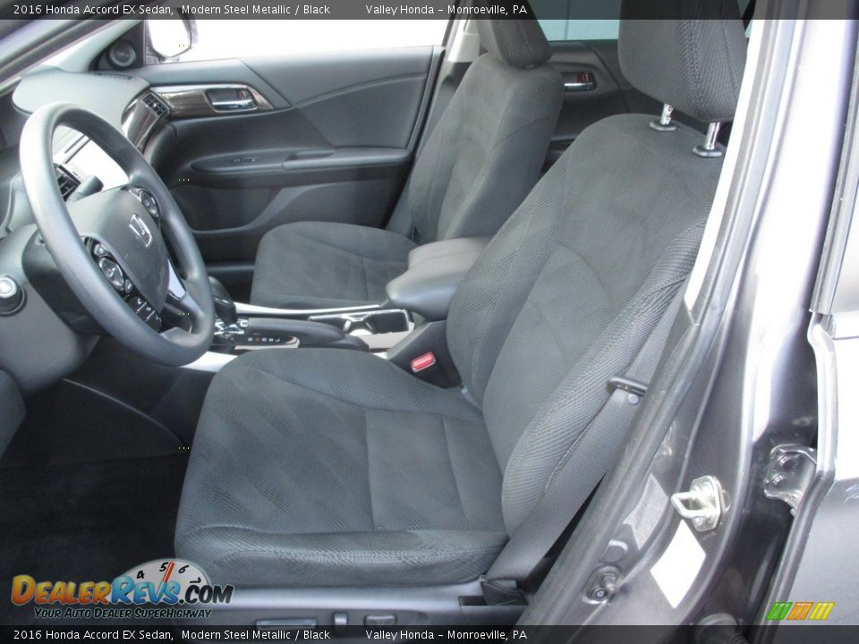 2016 Honda Accord EX Sedan Modern Steel Metallic / Black Photo #12
