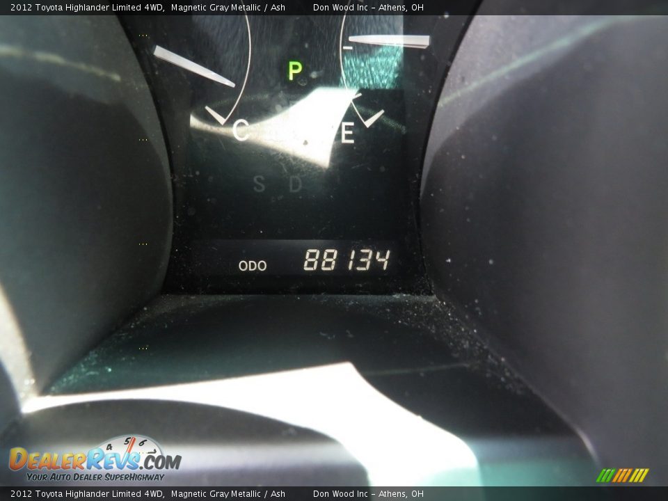 2012 Toyota Highlander Limited 4WD Magnetic Gray Metallic / Ash Photo #31