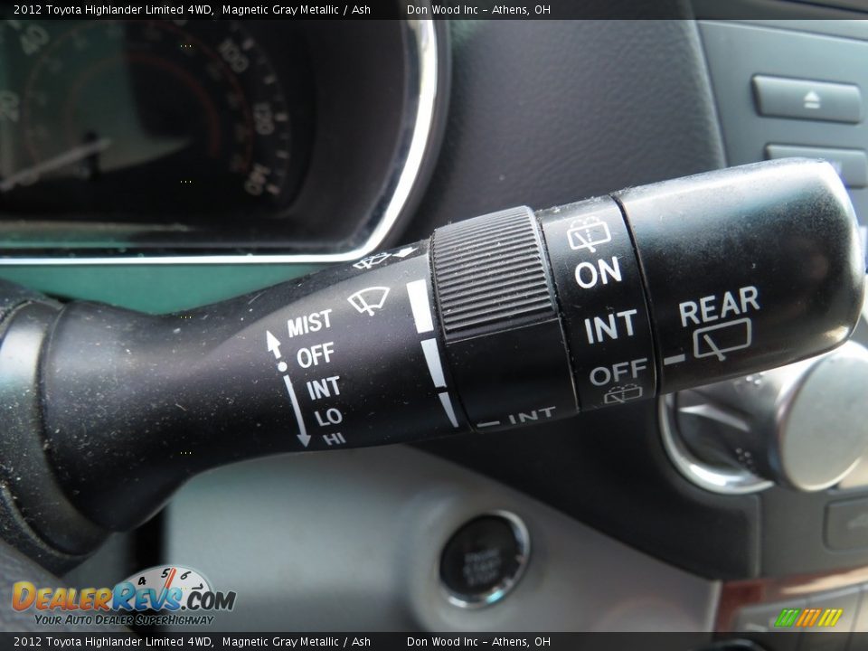 2012 Toyota Highlander Limited 4WD Magnetic Gray Metallic / Ash Photo #33