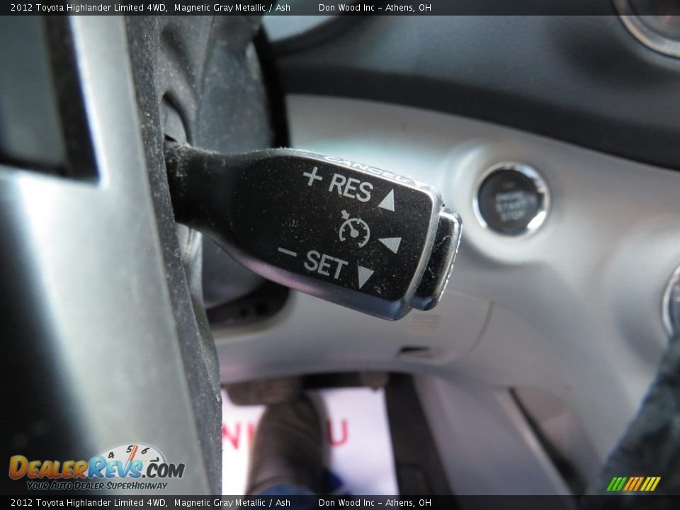 2012 Toyota Highlander Limited 4WD Magnetic Gray Metallic / Ash Photo #36