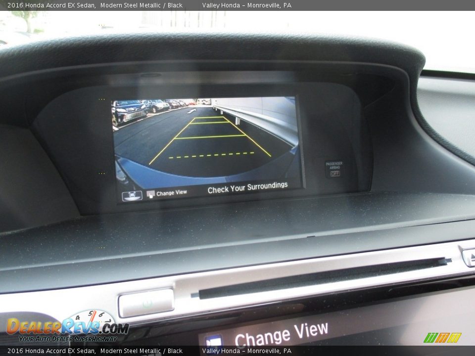 2016 Honda Accord EX Sedan Modern Steel Metallic / Black Photo #17