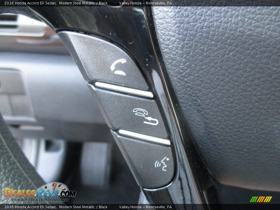 2016 Honda Accord EX Sedan Modern Steel Metallic / Black Photo #18
