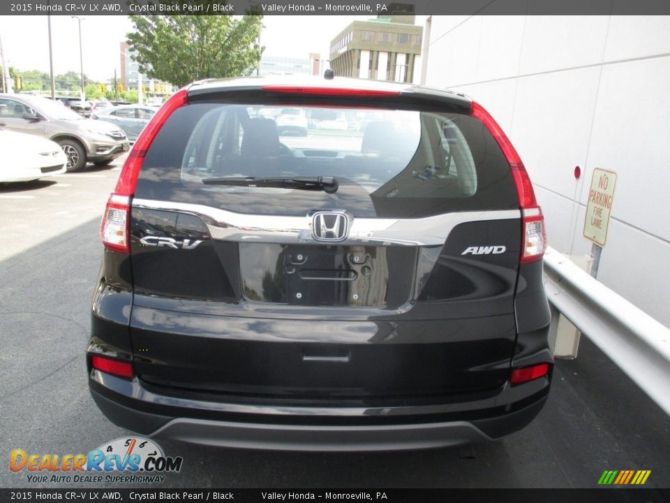 2015 Honda CR-V LX AWD Crystal Black Pearl / Black Photo #3