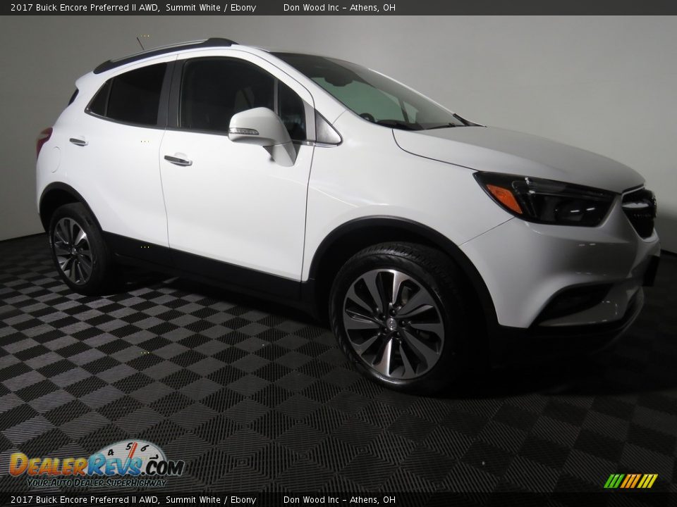 2017 Buick Encore Preferred II AWD Summit White / Ebony Photo #2
