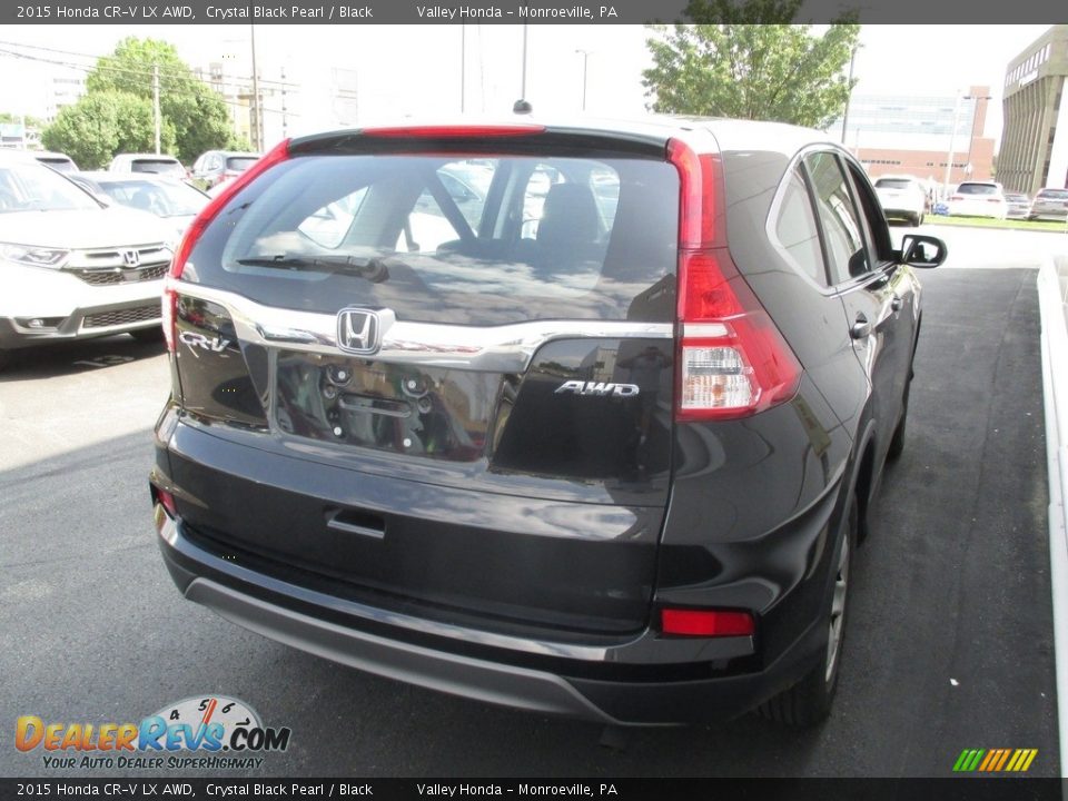 2015 Honda CR-V LX AWD Crystal Black Pearl / Black Photo #4