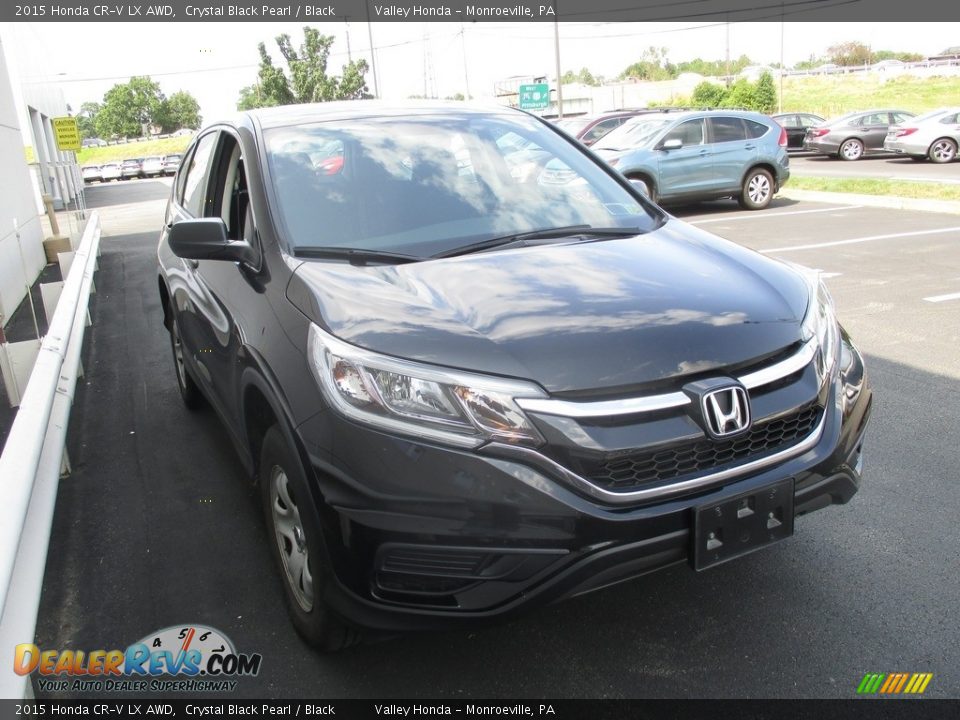 2015 Honda CR-V LX AWD Crystal Black Pearl / Black Photo #5