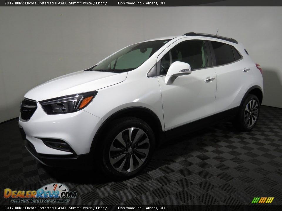 2017 Buick Encore Preferred II AWD Summit White / Ebony Photo #7