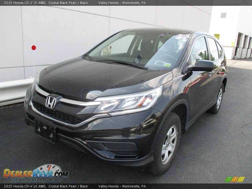 2015 Honda CR-V LX AWD Crystal Black Pearl / Black Photo #7