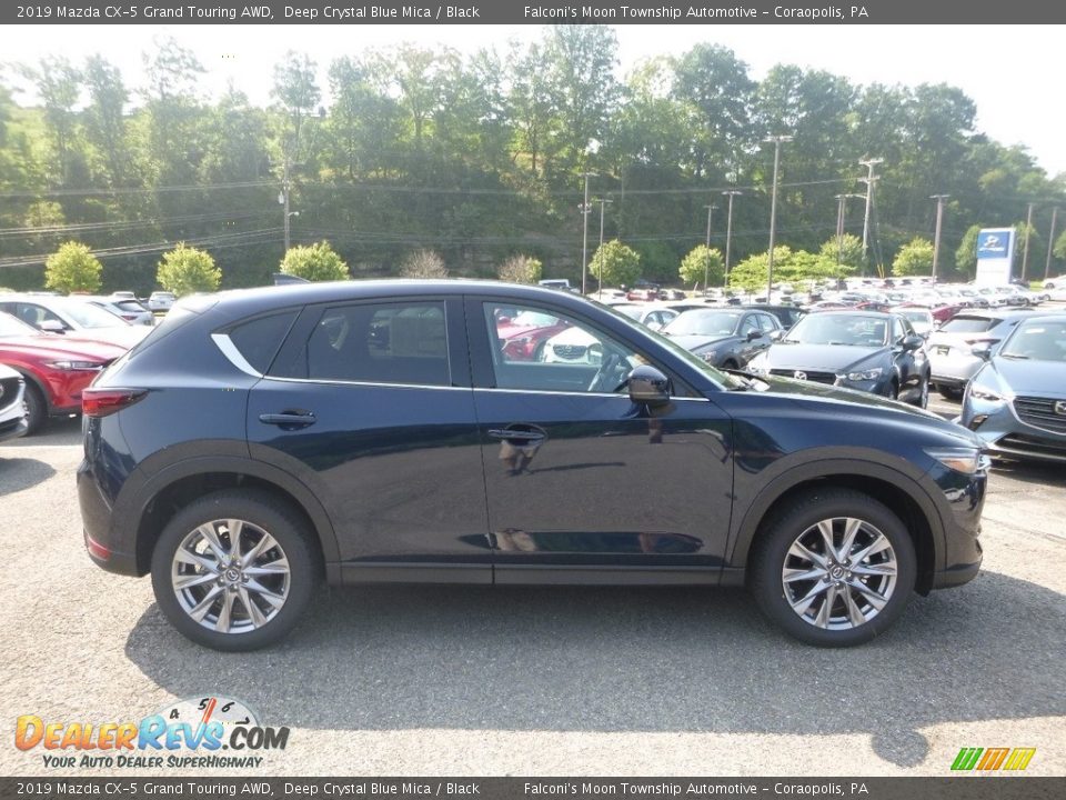 2019 Mazda CX-5 Grand Touring AWD Deep Crystal Blue Mica / Black Photo #1