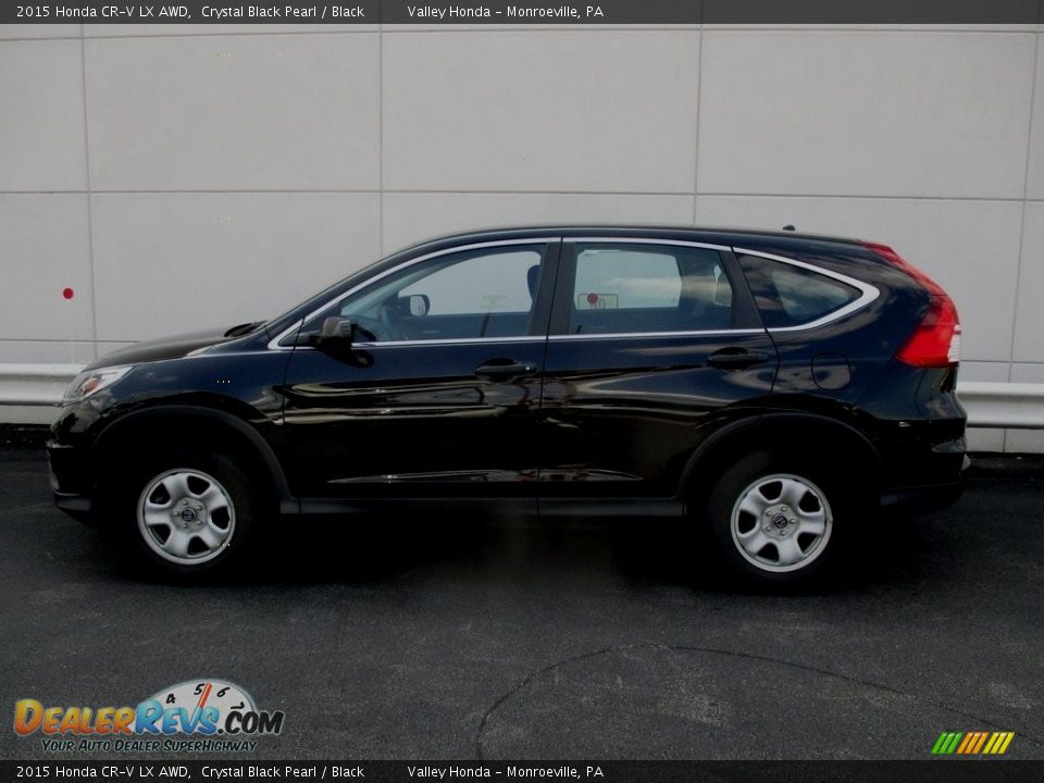 2015 Honda CR-V LX AWD Crystal Black Pearl / Black Photo #8