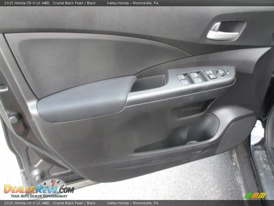 2015 Honda CR-V LX AWD Crystal Black Pearl / Black Photo #9