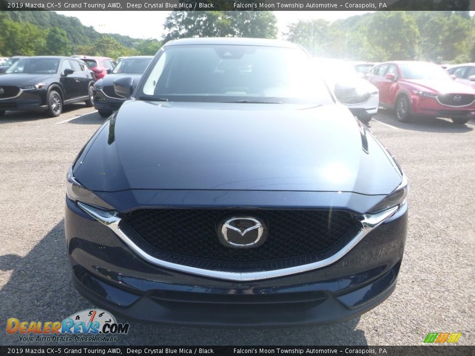 2019 Mazda CX-5 Grand Touring AWD Deep Crystal Blue Mica / Black Photo #4
