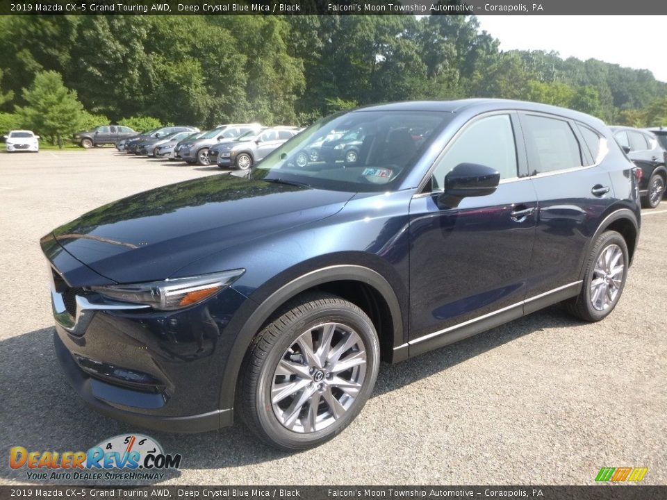 2019 Mazda CX-5 Grand Touring AWD Deep Crystal Blue Mica / Black Photo #5