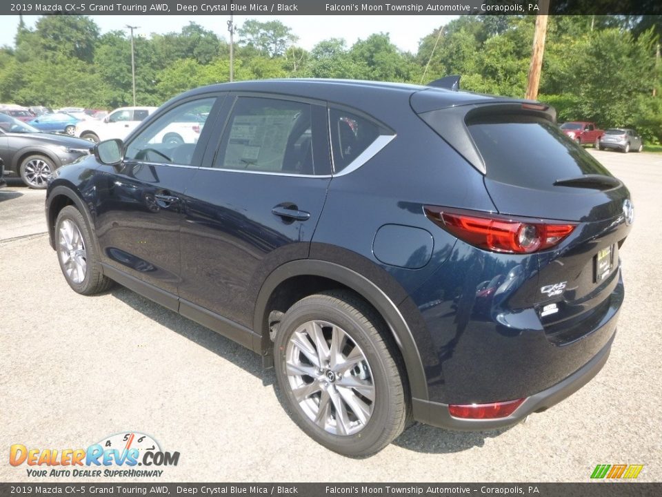 2019 Mazda CX-5 Grand Touring AWD Deep Crystal Blue Mica / Black Photo #6