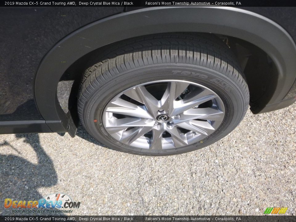 2019 Mazda CX-5 Grand Touring AWD Deep Crystal Blue Mica / Black Photo #7