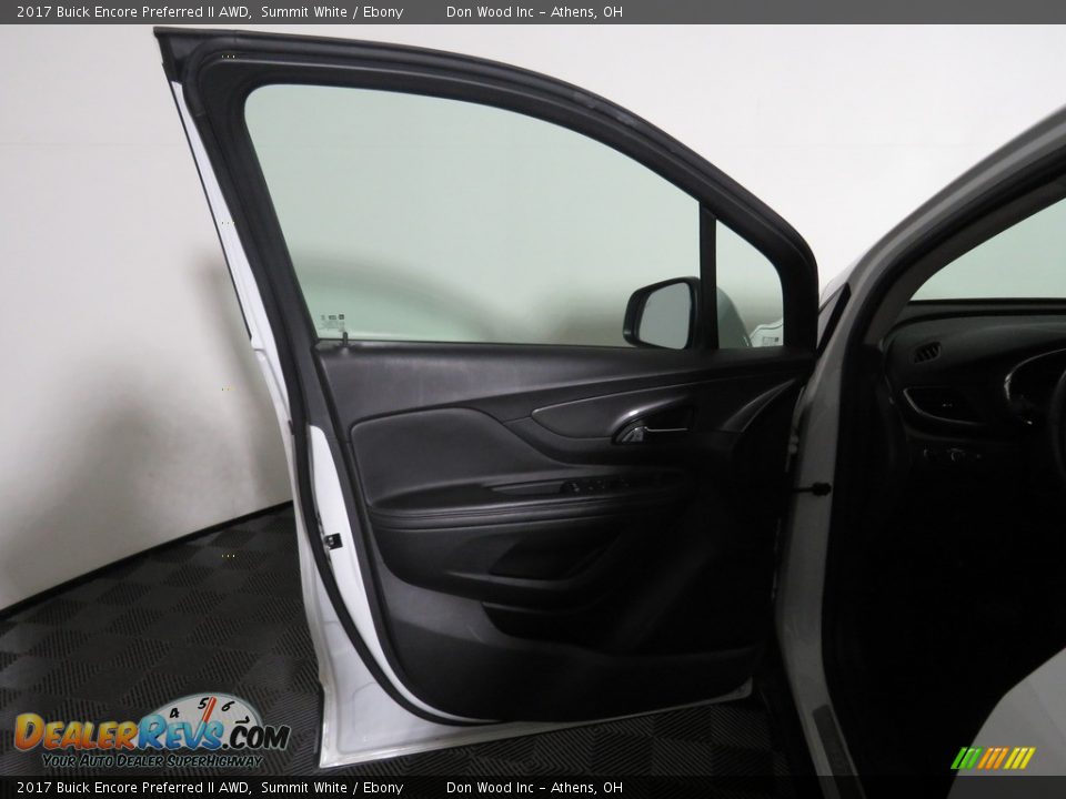 2017 Buick Encore Preferred II AWD Summit White / Ebony Photo #17