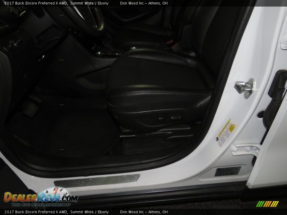 2017 Buick Encore Preferred II AWD Summit White / Ebony Photo #18