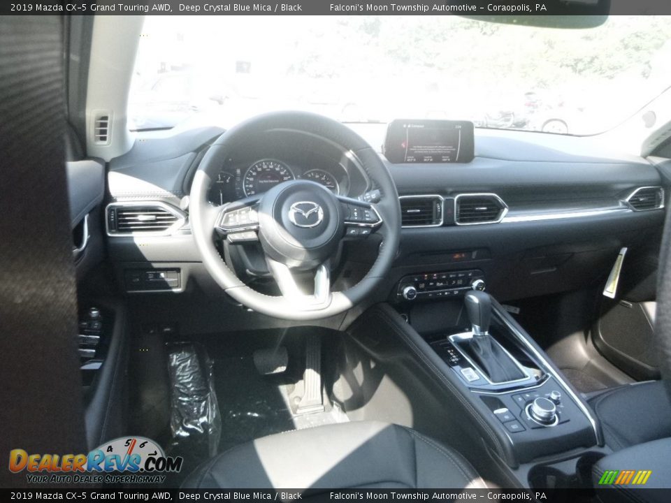 2019 Mazda CX-5 Grand Touring AWD Deep Crystal Blue Mica / Black Photo #9
