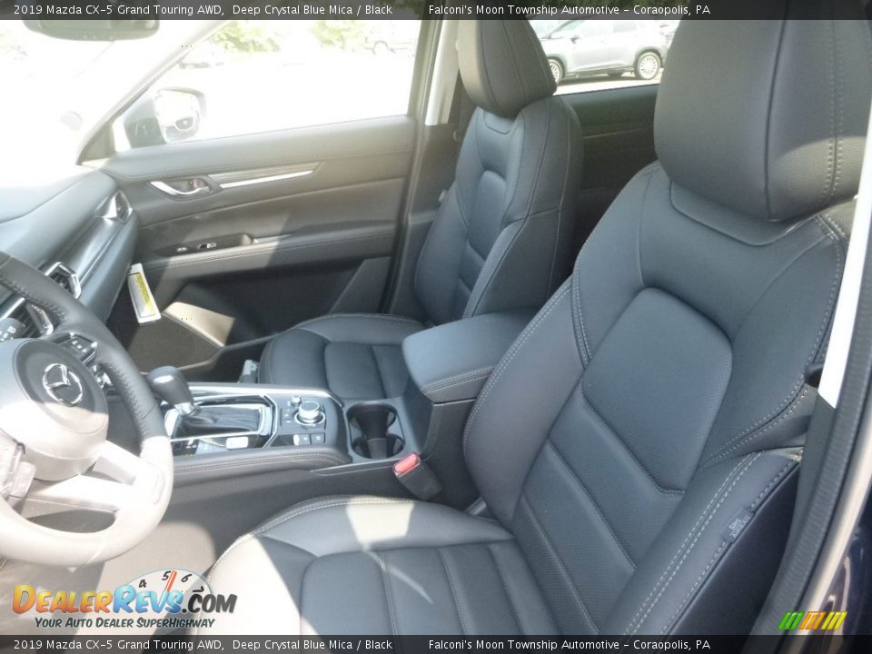 2019 Mazda CX-5 Grand Touring AWD Deep Crystal Blue Mica / Black Photo #10