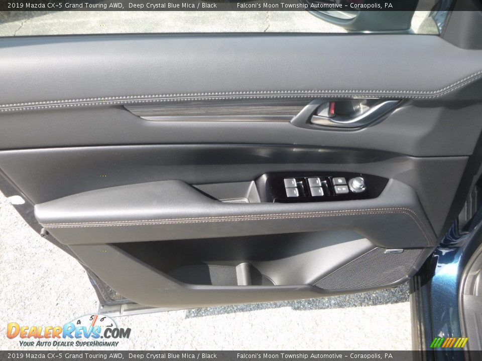 2019 Mazda CX-5 Grand Touring AWD Deep Crystal Blue Mica / Black Photo #11