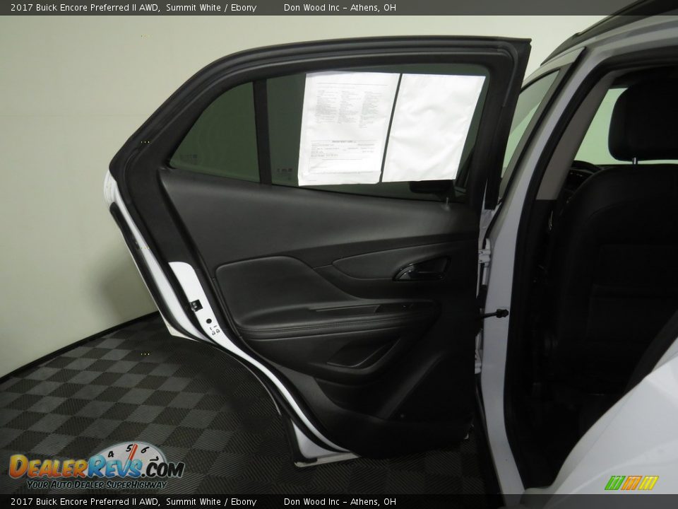 2017 Buick Encore Preferred II AWD Summit White / Ebony Photo #21