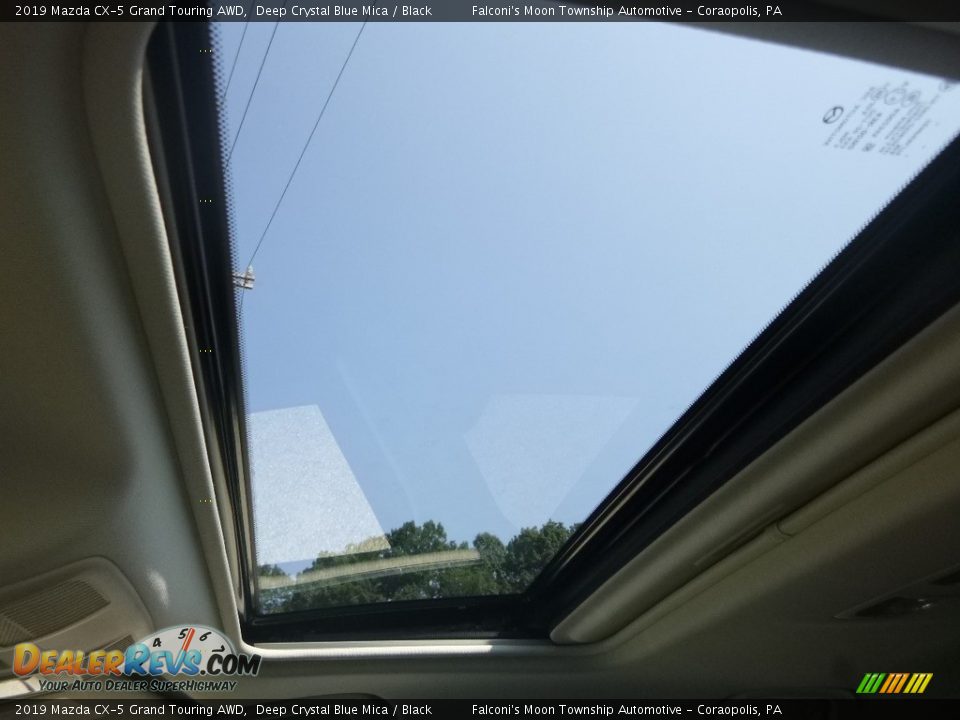 2019 Mazda CX-5 Grand Touring AWD Deep Crystal Blue Mica / Black Photo #13