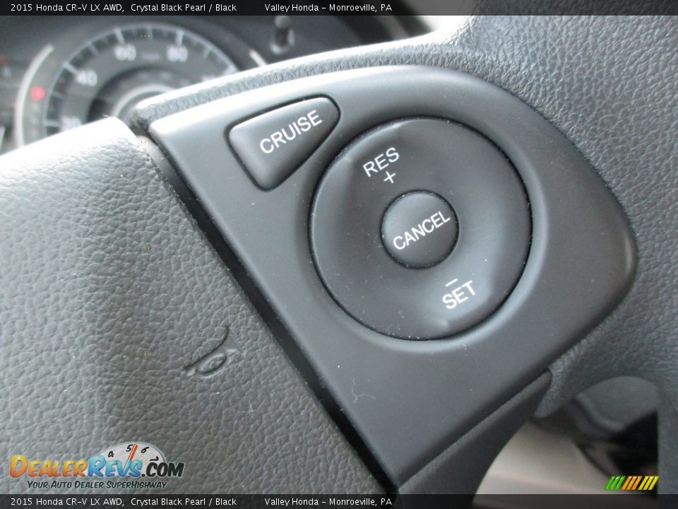 2015 Honda CR-V LX AWD Crystal Black Pearl / Black Photo #18