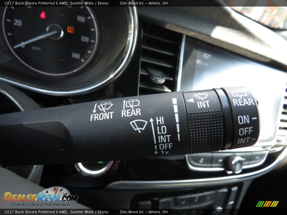 2017 Buick Encore Preferred II AWD Summit White / Ebony Photo #31