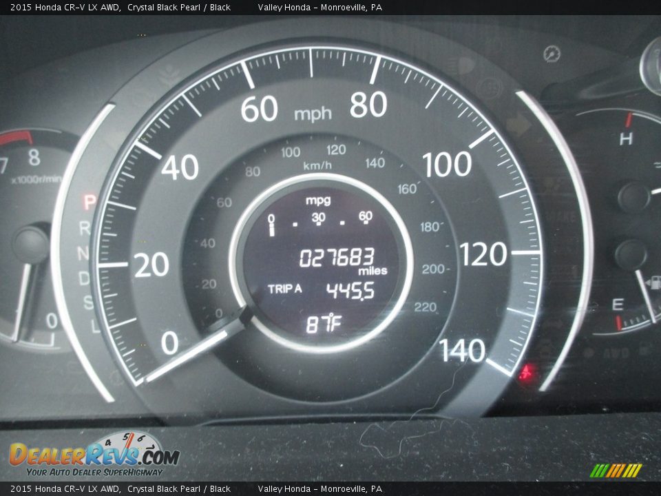 2015 Honda CR-V LX AWD Crystal Black Pearl / Black Photo #20