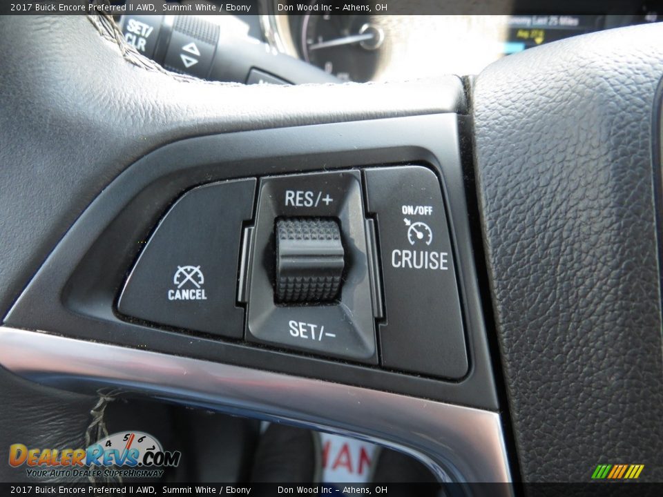 2017 Buick Encore Preferred II AWD Summit White / Ebony Photo #32
